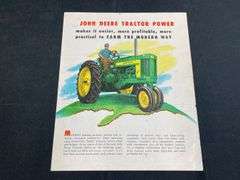 1957 John Deere 620 Tractor Sales Literature