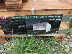 20 X 12 Ft Livestock Metal Shed