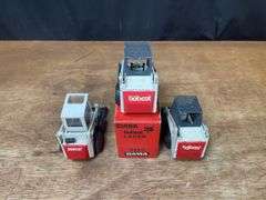 (3) 1/19 Bobcat Skid Steer Loaders