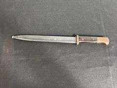 43asw German M1884/98 3rd Version Bayonet w/Steel Scabbard