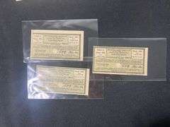 Lot of Early German Bank Notes