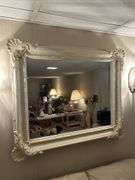 Loveseat w Pillows/Mirror