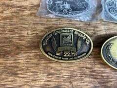 (6) TISCO Belt Buckles
