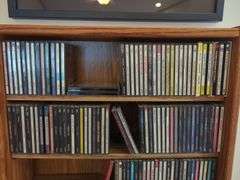 CD Tower with CD'S And Tape Cassettes - Classics