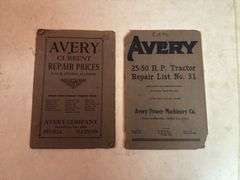 Avery Repair Lists