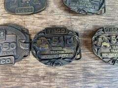 (5) TISCO Belt Buckles