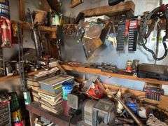 Southwest Corner of Shop. Corner to Furnace
