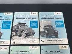 (8) International Truck Sales Literature + Training Manual