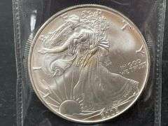 (2) 2003 & 2005 $1 American Silver Eagle