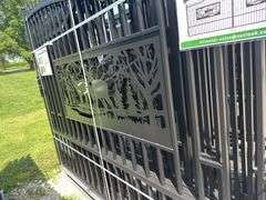 Metal Farm Driveway Gate  7 X 20 Ft 2 Pieces