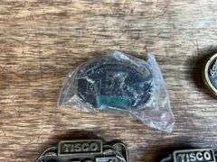 (5) TISCO Belt Buckles
