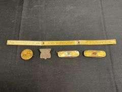 (5) Kinves, Ruler, Badge, Button