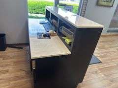 Reception Stand with Marble Top