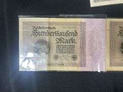 Lot of Early German Bank Notes