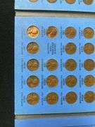 Lincoln Head Cent Collection in Blue Book