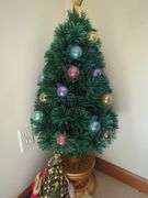 Camo Stockings and Marine Holiday Ornaments Lot