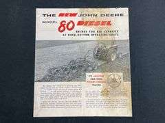 1955 John Deere 80 Diesel Sales Literature