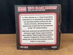 1/16 Case 1170 Black Knight Collector NIB Ertl