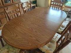 Dining Room table with (6) Chairs - 78" X 42" Top