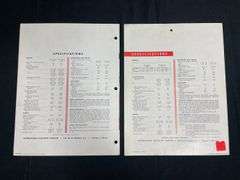 (2) IH 560 + 660 Tractor Sales Literature