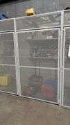 (9) Security Cages 7.5 ft tall x 4 ft wide x 4 ft deep sections
