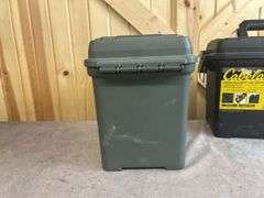 3 Cabela's Hard Plastic Ammo Box & Tray Combo