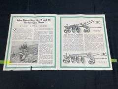 1922 John Deere Tractor Disc Plows Sales Literature