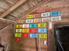 23 License Plates