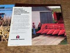 (5) IH + Case-IH Combine Sales Literature