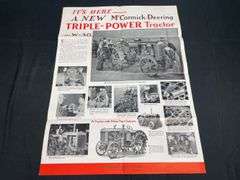 (2) McCormick-Deering W-30 Tractor Sales Literature