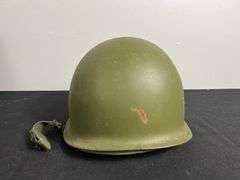 US Military Helmet w/Shell Liner & Chinstrap