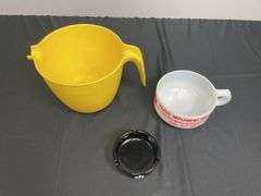 (3) IH Ashtray, Mug, Pitcher