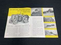 (2) McCormick-Deering W-30 Tractor Sales Literature