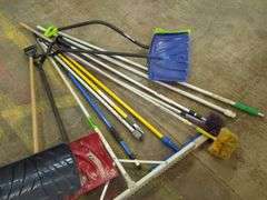 Assorted Shovels and Lawn Tools