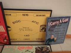 Assorted Wall Art Lot - Basement
