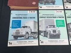 (8) International Truck Sales Literature + Training Manual
