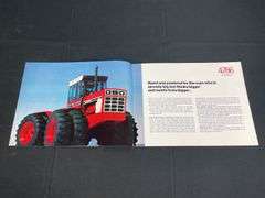 (2) IH 4wd Tractor Sales Literature