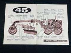 1960 Allis Chalmers 45 Motor Grader Sales Literature