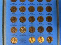 Lincoln Head Cents Collection in Blue Book