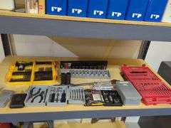 Assorted Drill Bits and Socket Sets