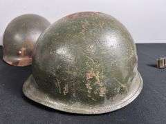 US Military Helmet w/(2)-Shell Liners & More