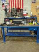 Blue Workstation and Contents