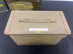 (3)-Cal .50 Metal Ammo Cans