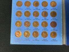 Lincoln Head Cents Collection in Blue Book