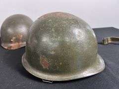 US Military Helmet w/(2)-Shell Liners & More
