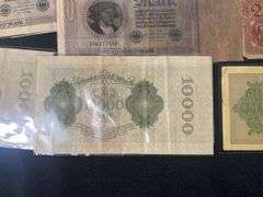 Lot of Early German Bank Notes