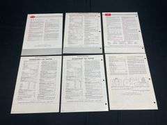 (6) IH 140 + 240 Tractor Sales Literature