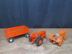 (3) 1/16 AC Tractors + Wagon
