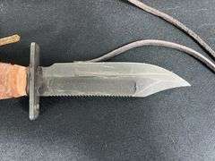 Ontario Knife Co. Jet Pilots Knife w/Scabbard and Stone