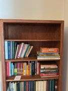 Bookshelf and Contents (Assorted Paperback and Hardbound Books) 72” T x 30” W